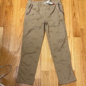 Tommy Hilfiger Big kids Tan Embroidered Chinos size L (16-18 )